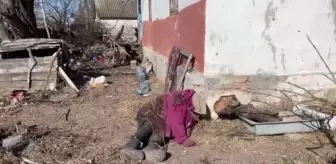 Kiev'in Hoholiv kasabasında Rusya'nın saldırısının ardından bir kadın hayatını kaybetti