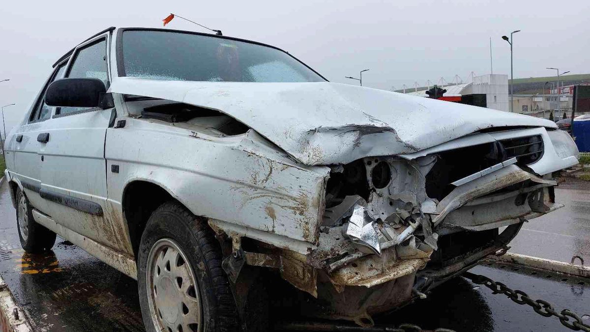 Samsun\'da trafik kazası: 1 yaralı