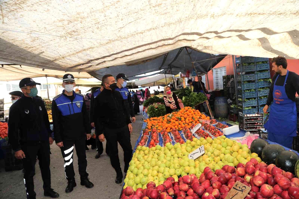 Mersin\'de semt pazarlarında fiyat ve terazi denetimi yapıldı