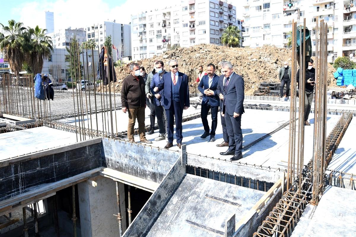 Son dakika haberi | Vali Su, Akdeniz Hükümet Konağı inşaatında incelemelerde bulundu