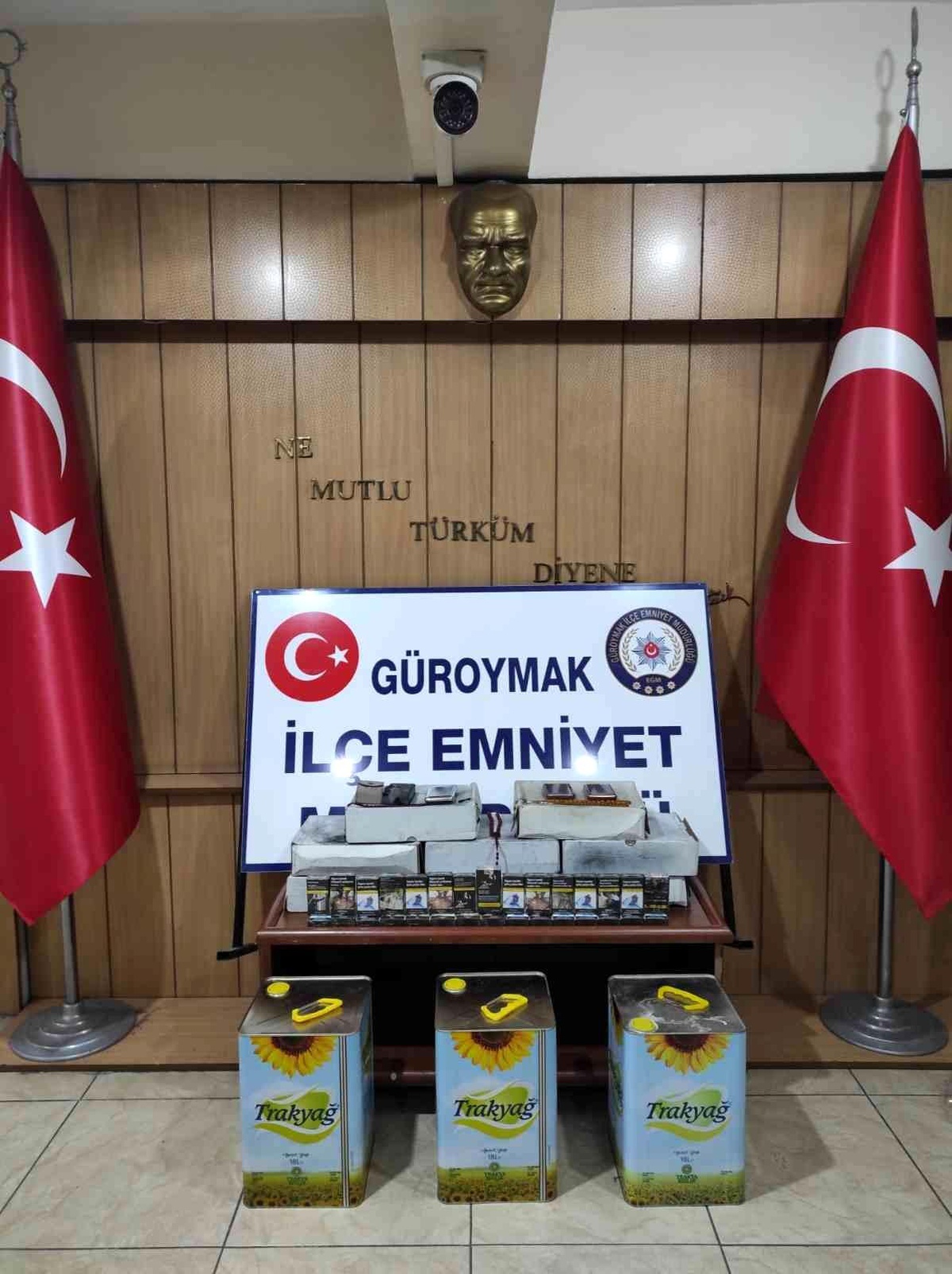 Yağ hırsızları yakayı ele verdi