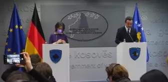 Son dakika haberleri: Almanya Dışişleri Bakanı Annalena Baerbock, Kosova'da