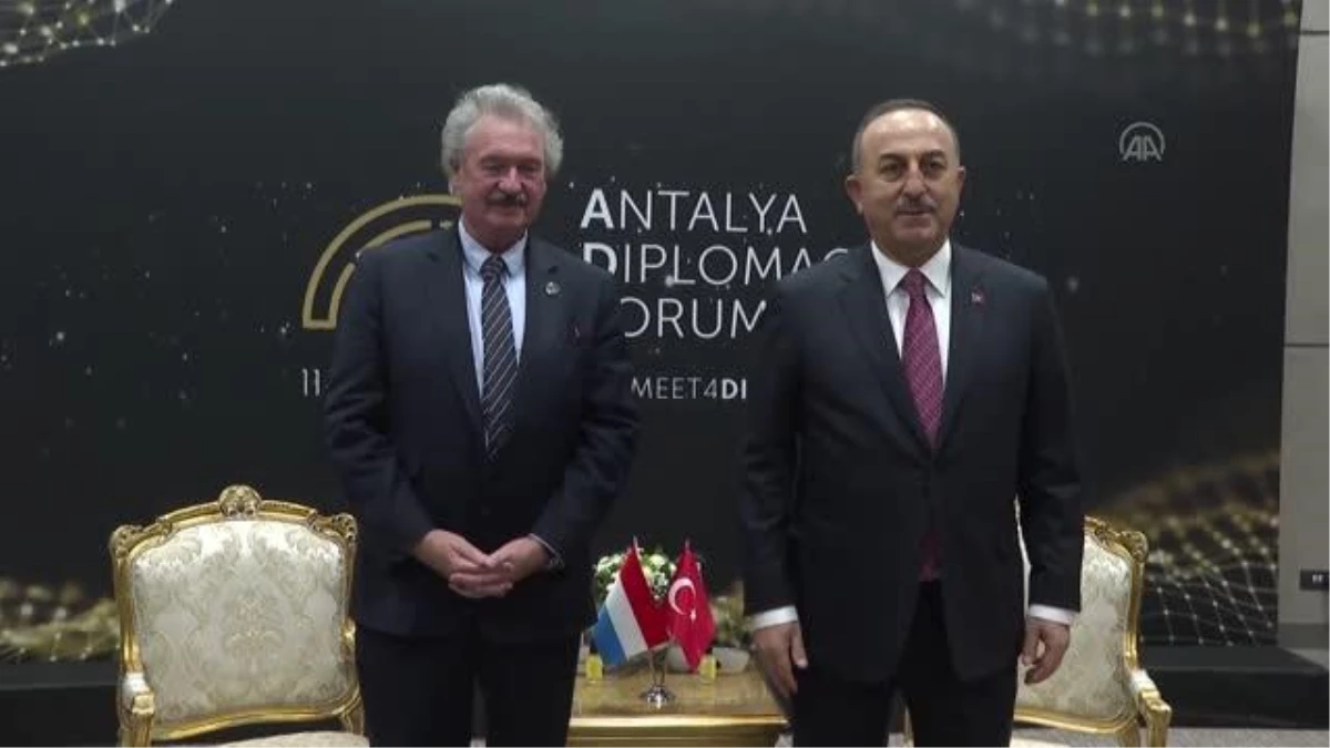 Son dakika haberi | Bakan Çavuşoğlu, Lüksemburg Dışişleri Bakanı Asselborn ile görüştü
