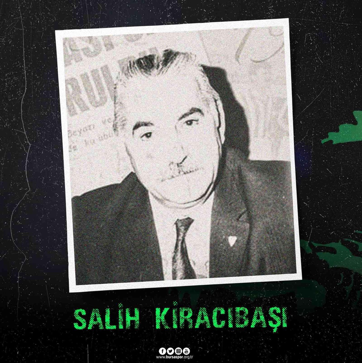 Bursaspor ilk Başkanı Salih Kiracıbaşı\'nı andı
