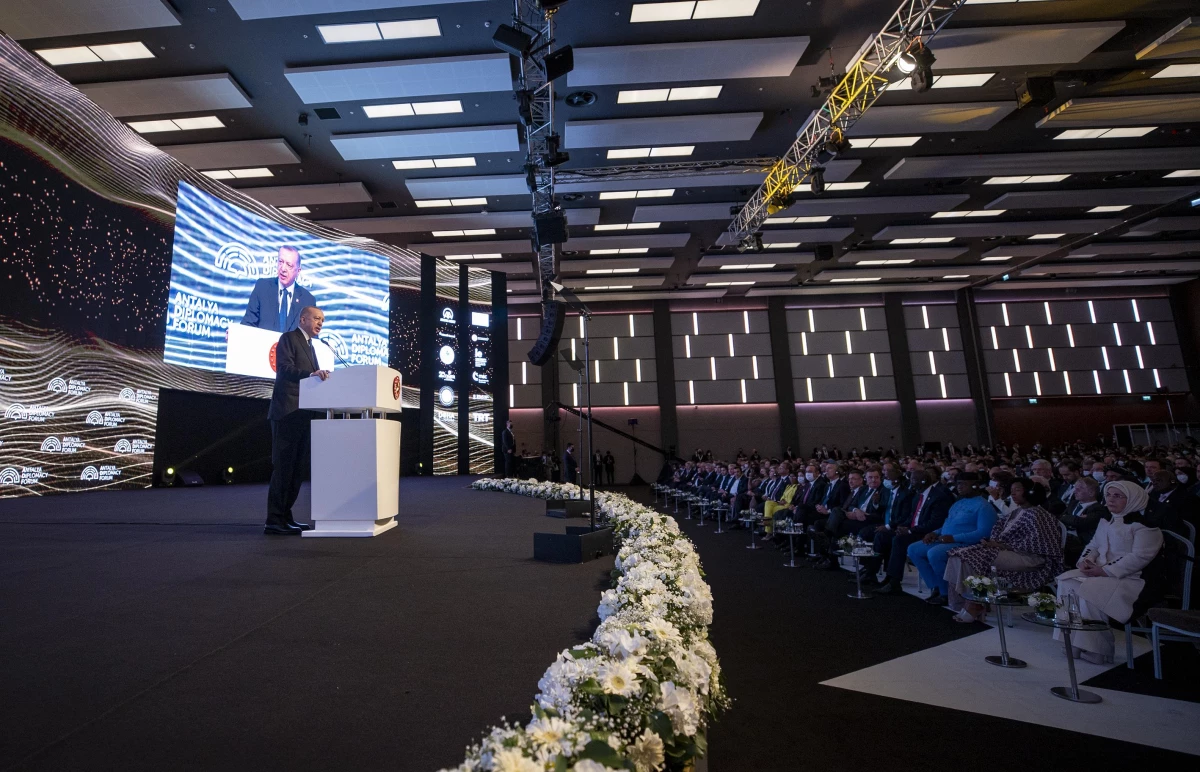 Cumhurbaşkanı Erdoğan, Antalya Diplomasi Forumu\'nun açılışında konuştu: (2)