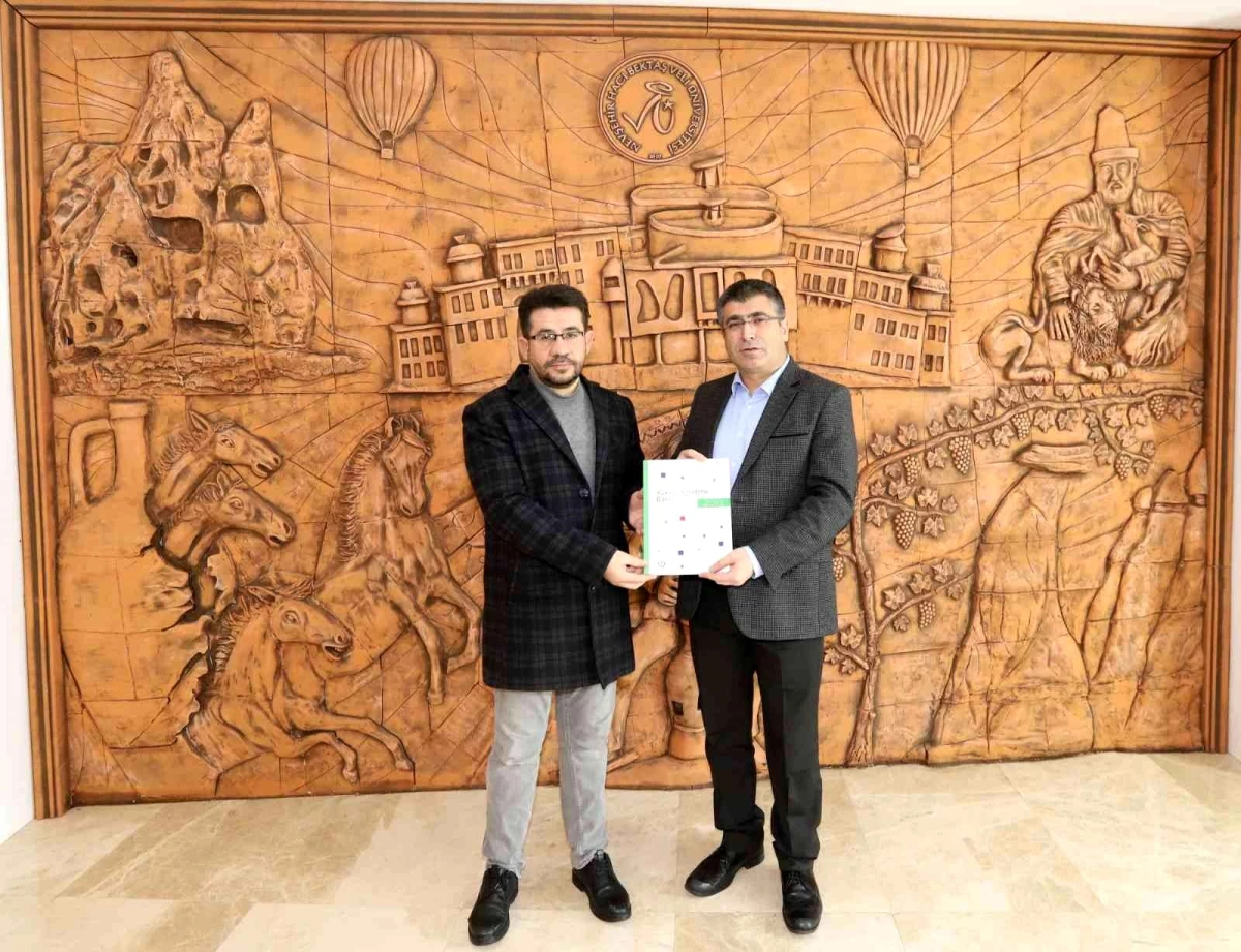 Eğitim-Bir-Sen Nevşehir Şube Başkanı Mustafa Çiftci\'den Rektör Aktekin\'e ziyaret