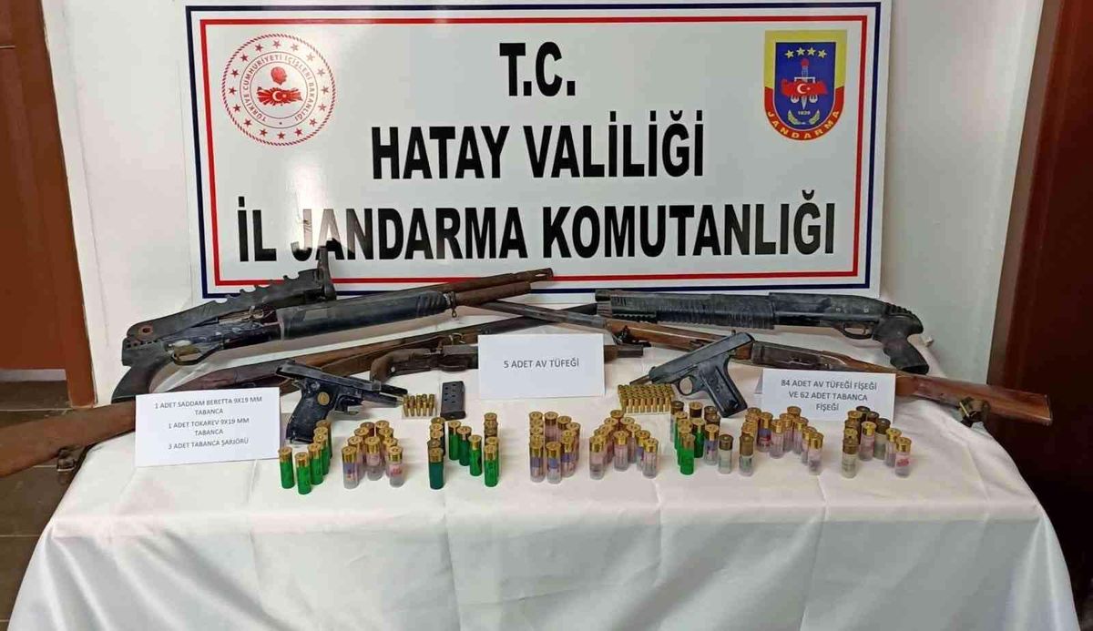 Hatay\'da silah operasyonu