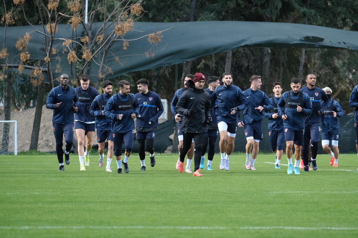 Hatayspor, Fatih Karagümrük maçının hazırlıklarını tamamladı