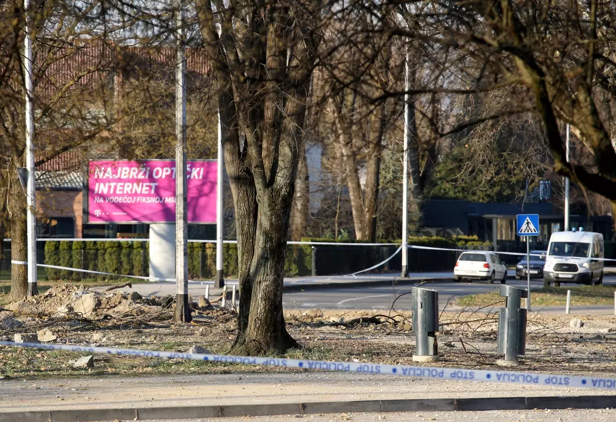 Hırvatistan'da hava aracı düştü