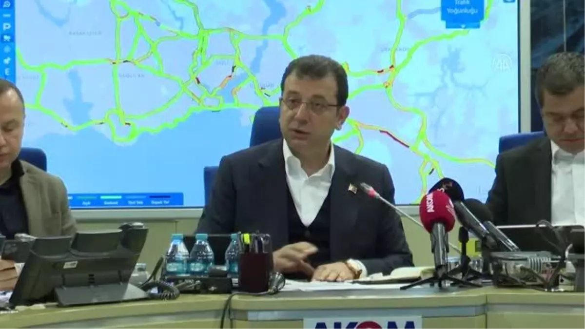 İBB Başkanı İmamoğlu'ndan sürücülere 'Evinizde kalın' çağrısı