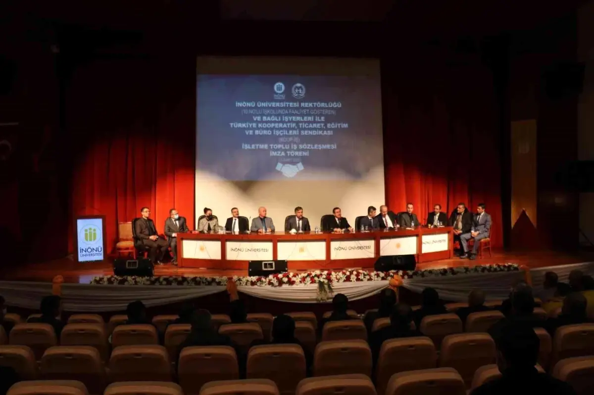 İnönü Üniversitesi'nde toplu iş sözleşmesi imzalandı