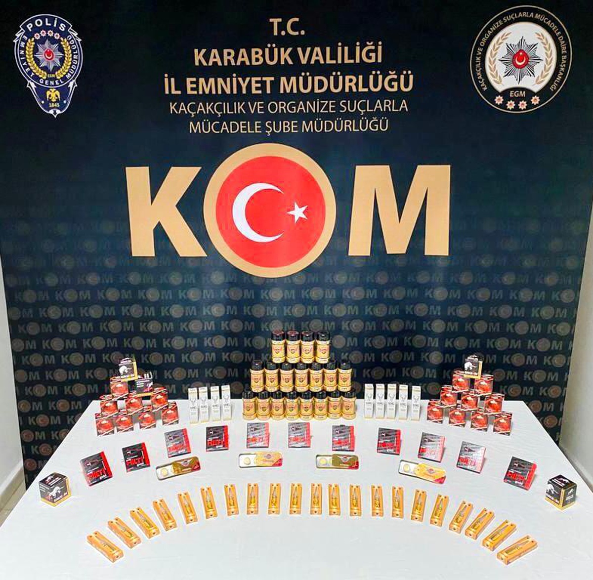 Karabük emniyetinin suçlulara karşı mücadelesi sürüyor