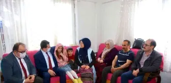 Kaymakam Işık'tan çölyak hastası Naile'ye ziyaret