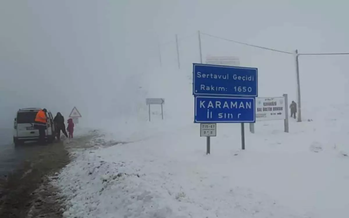 Sertavul Geçidi ulaşıma kapandı