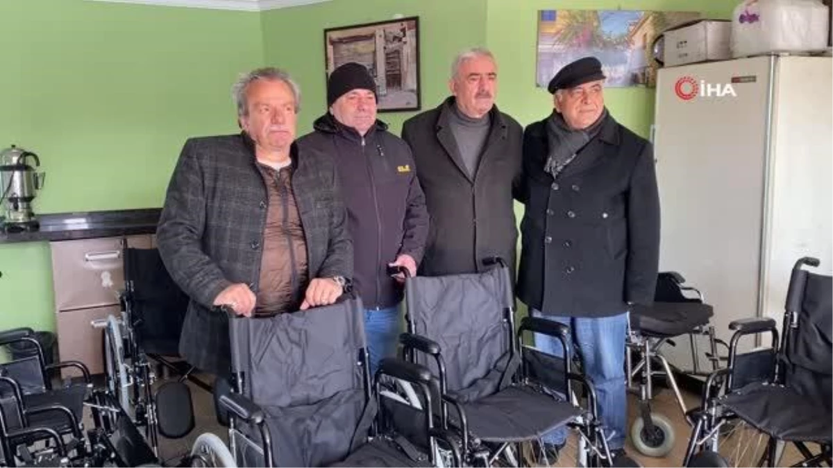 Hayırseverlerin desteği ile 10 adet tekerlekli sandalye desteği verildi