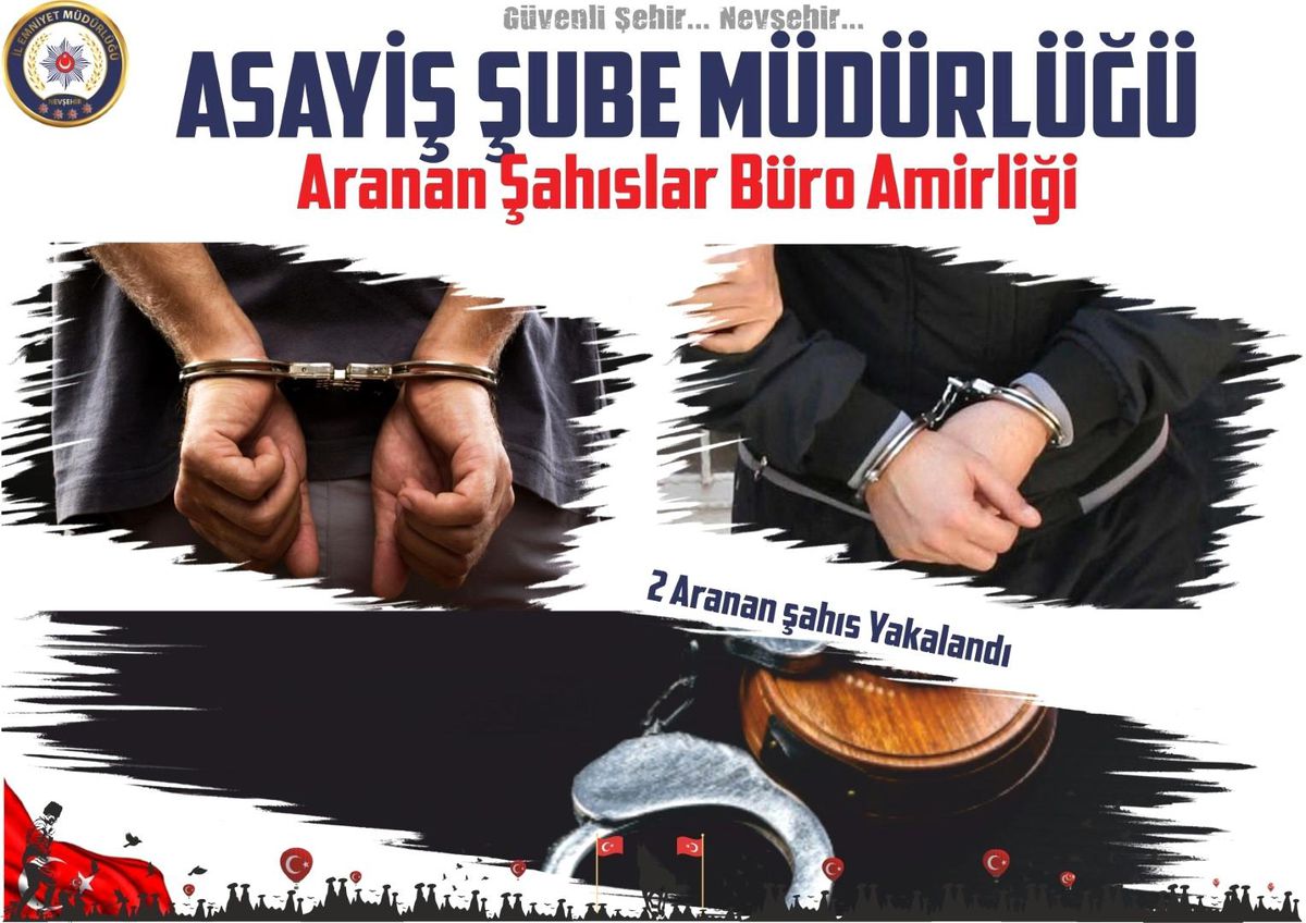 Nevşehir\'de aranan iki şahıs yakalandı
