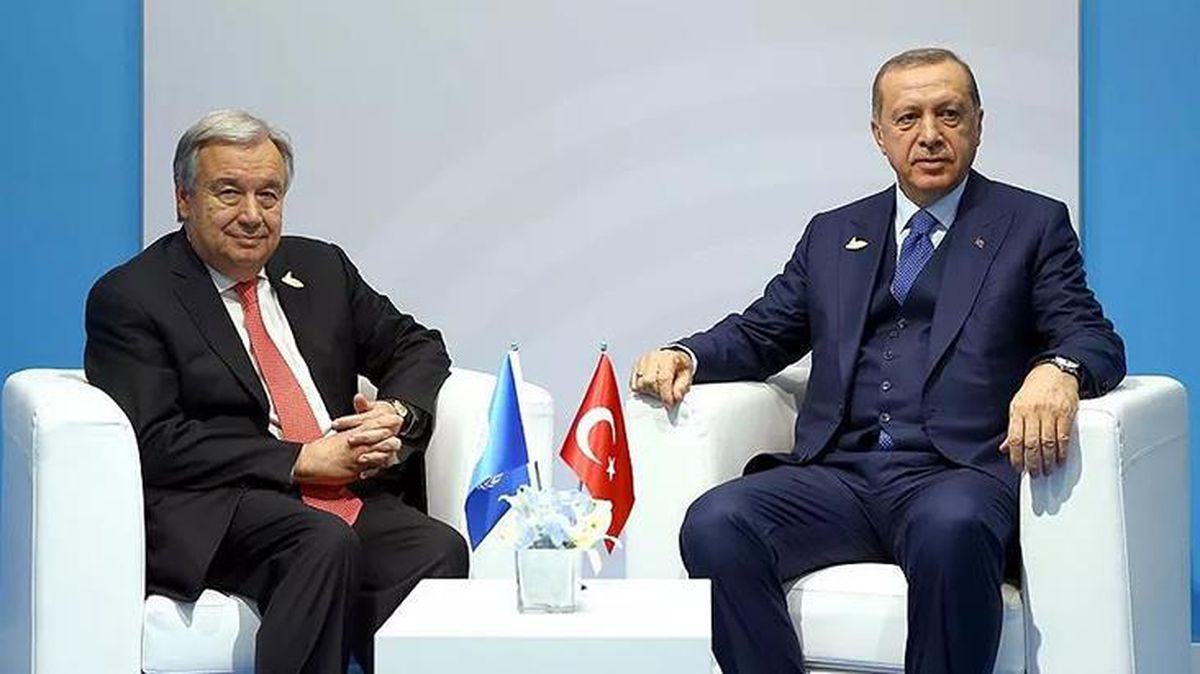 BM Genel Sekreteri Guterres\'ten Cumhurbaşkanı Erdoğan\'a diplomatik çabalarından dolayı teşekkür
