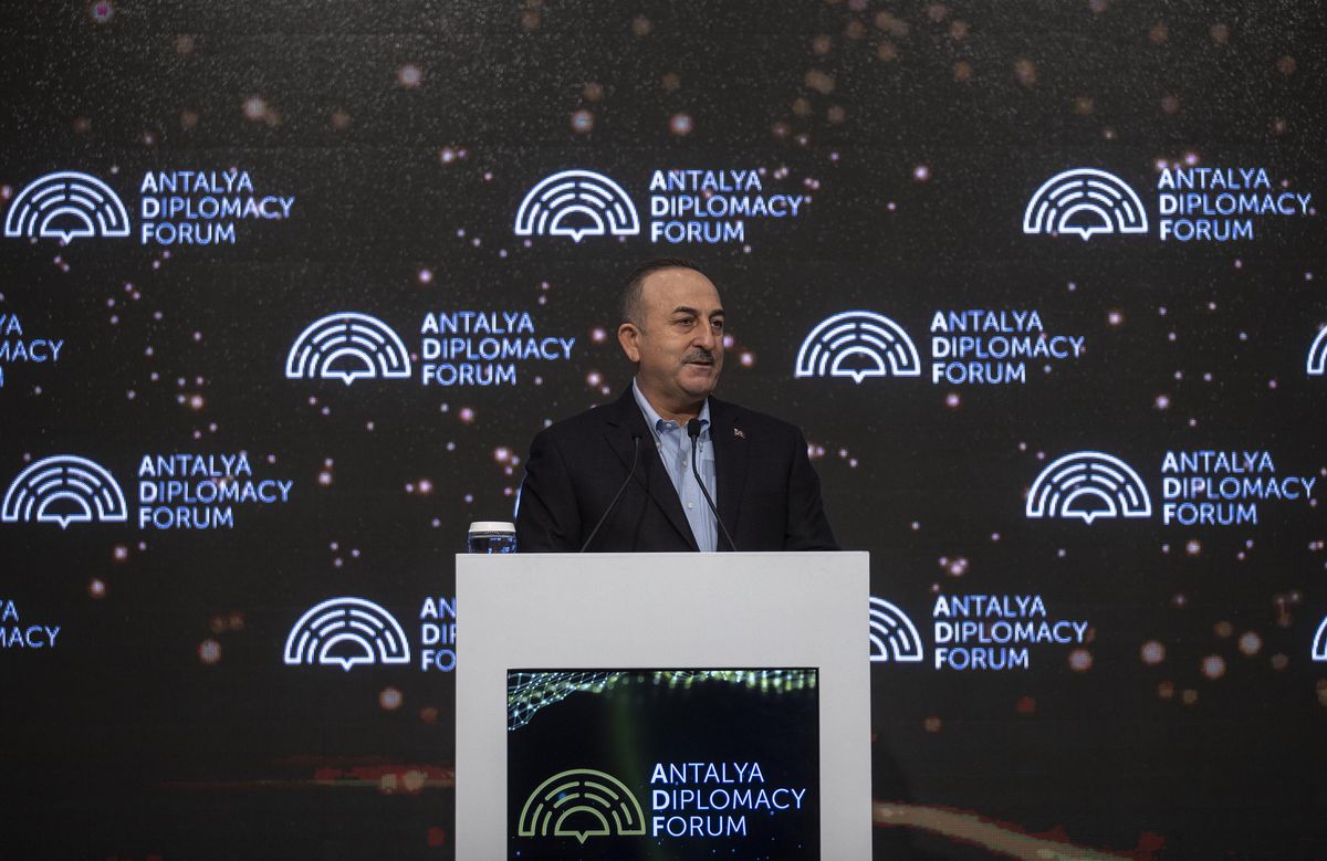 Son dakika haberleri... Dışişleri Bakanı Çavuşoğlu, ADF 2022\'nin kapanış basın toplantısında konuştu: (1)