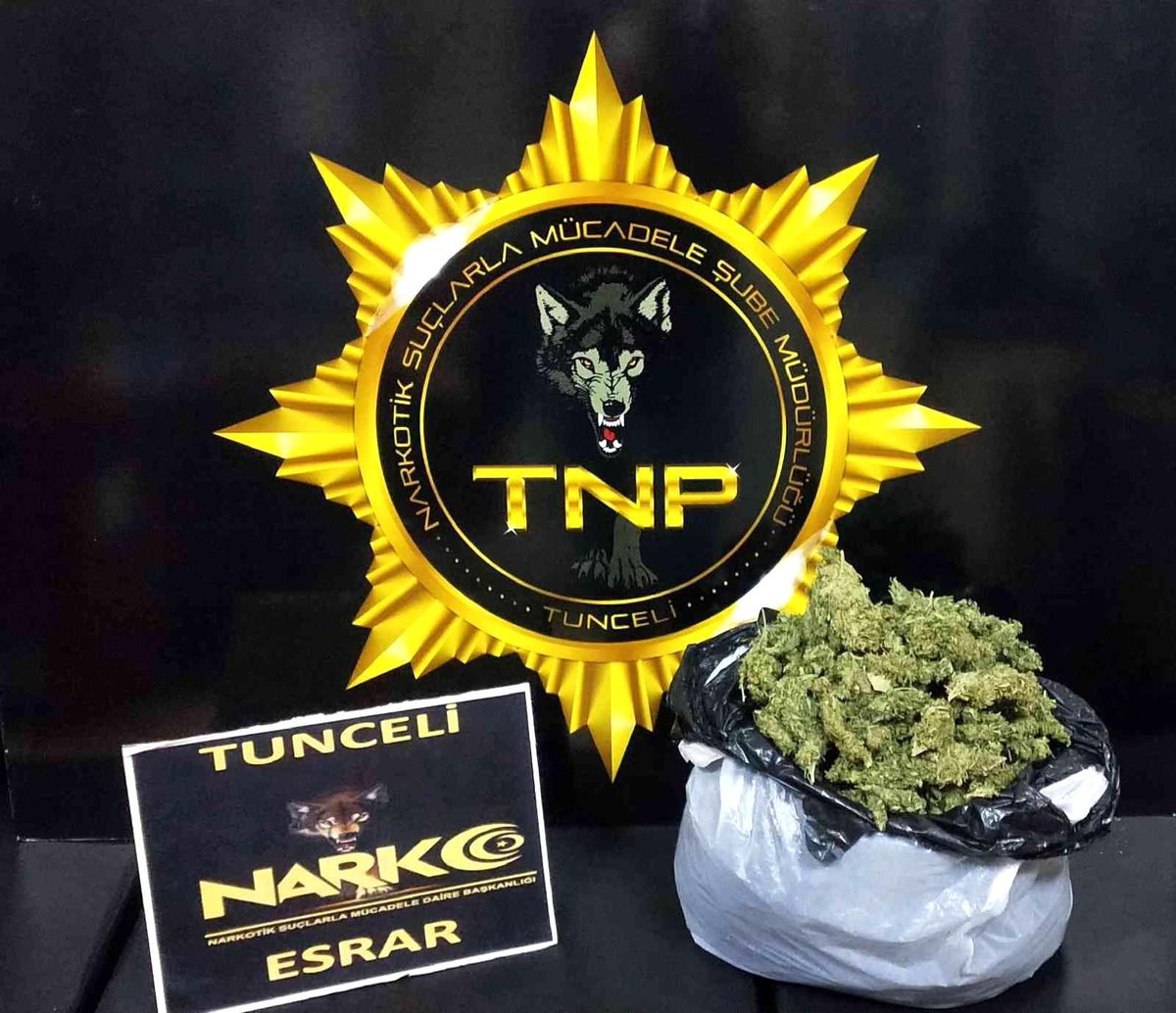Tunceli\'de uyuşturucu operasyonu: 3 gözaltı