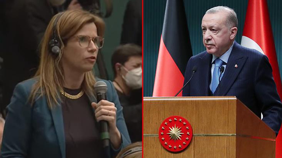 Toplantıya Alman gazetecinin sorusu damga vurdu! Cumhurbaşkanı Erdoğan\'ın yanıtı sert oldu: Biz şu anda 50 tırı Ukrayna\'ya gönderdik