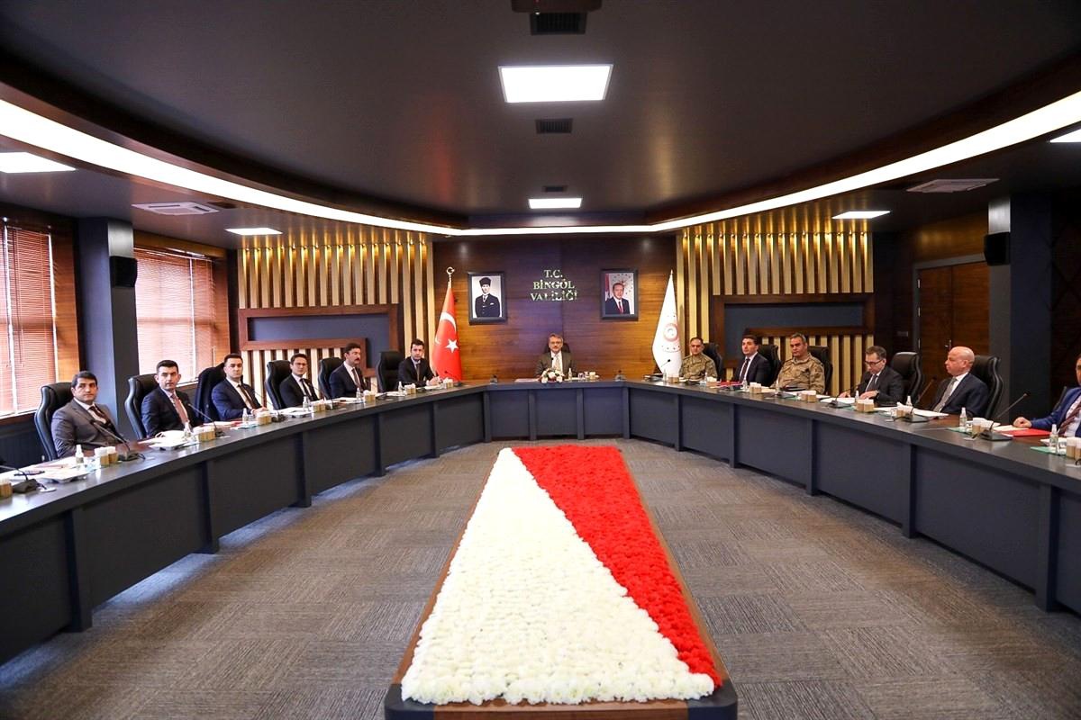 Bingöl\'de \'İl Güvenlik ve Asayiş Koordinasyon Toplantısı\' yapıldı