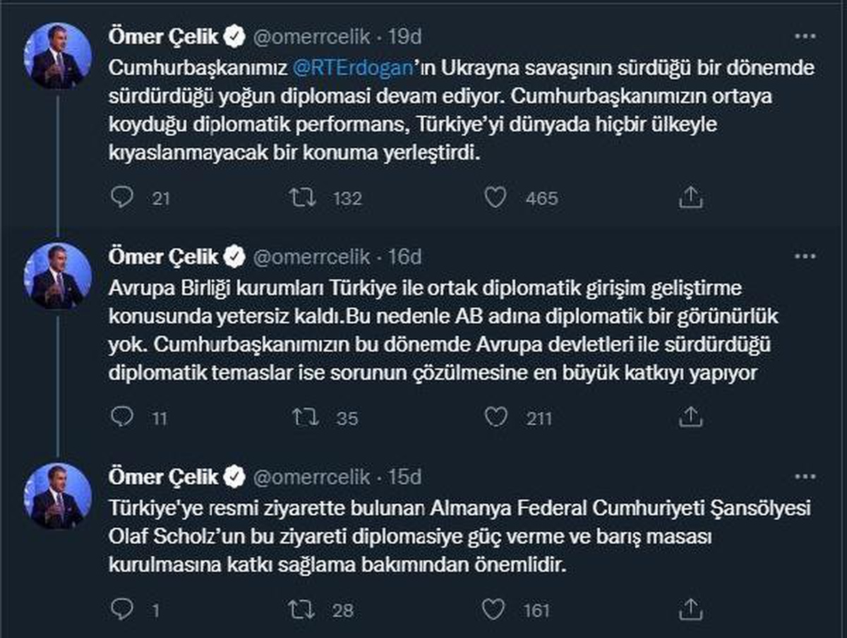 Çelik: Cumhurbaşkanımız sorunun çözülmesine en büyük katkıyı yapıyor