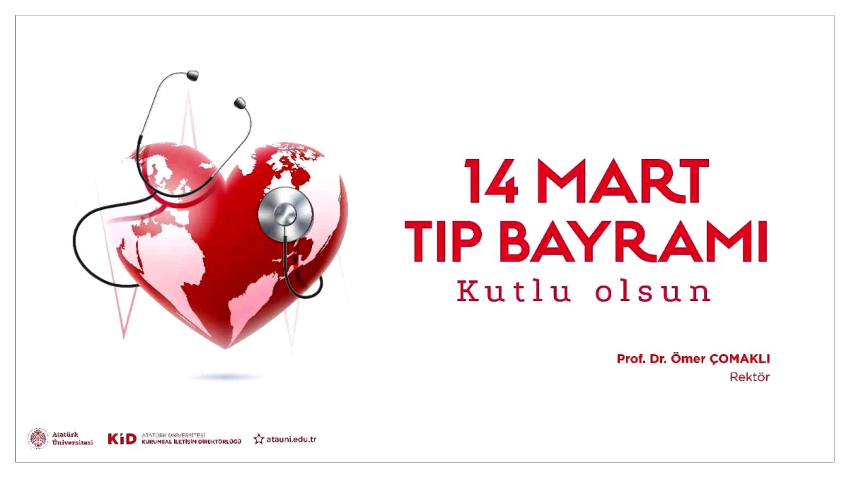Rektör Çımaklı: "14 Mart Tıp Bayramı kutlu olsun"