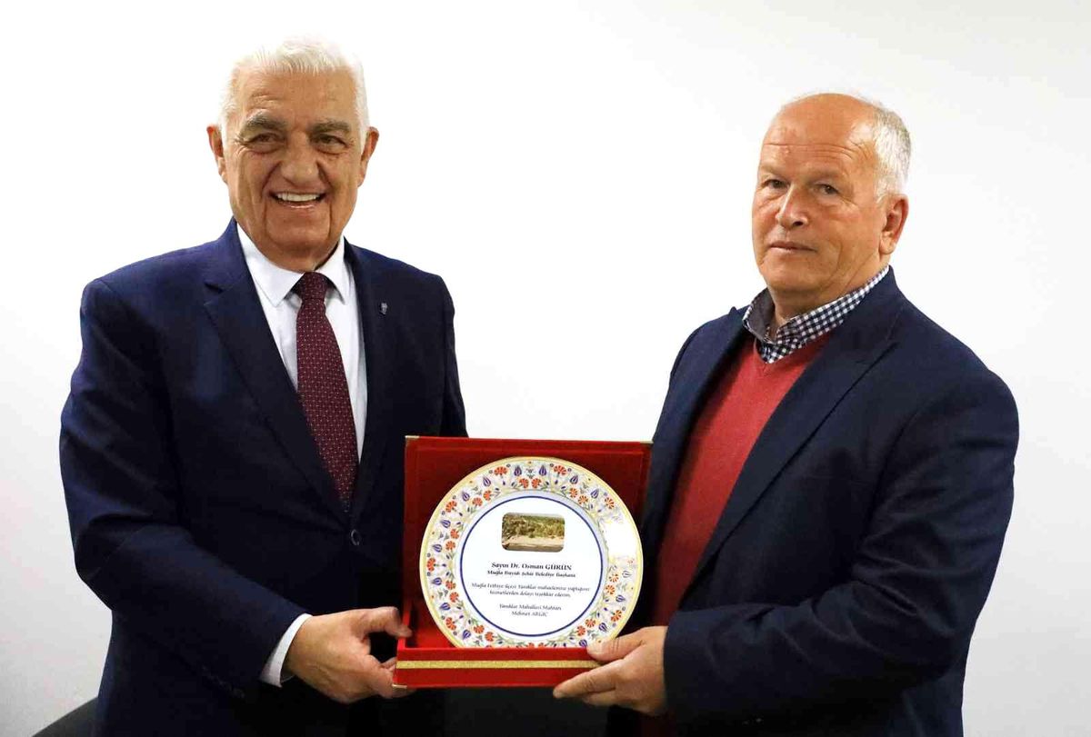 Yanıklar Muhtarı Argıç\'tan Başkan Gürün\'e teşekkür