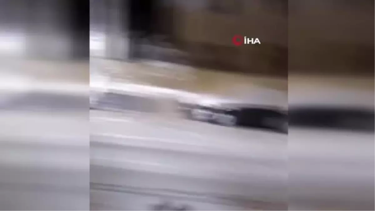 Yollar buz pistine döndü, kazalar peş peşe geldi