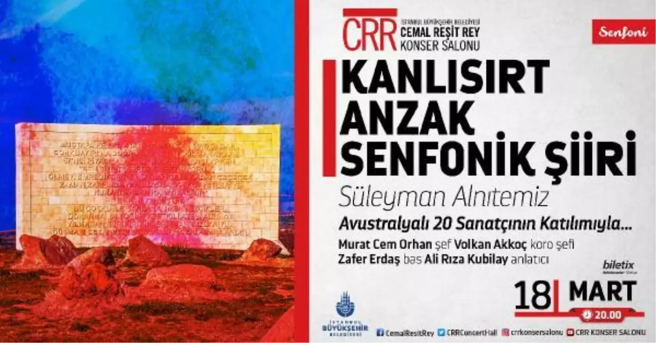 Çanakkale Zaferi ve şehitleri 107\'nci yılında senfonik konserle anılacak