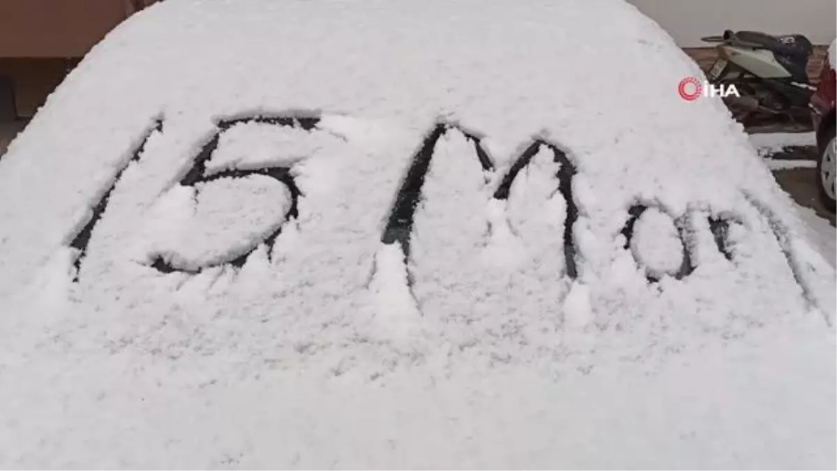 Düzce\'de kar yağışı