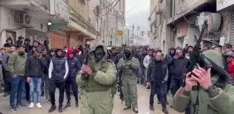 İsrail güçleri tarafından öldürülen Filistinlinin cenaze töreni