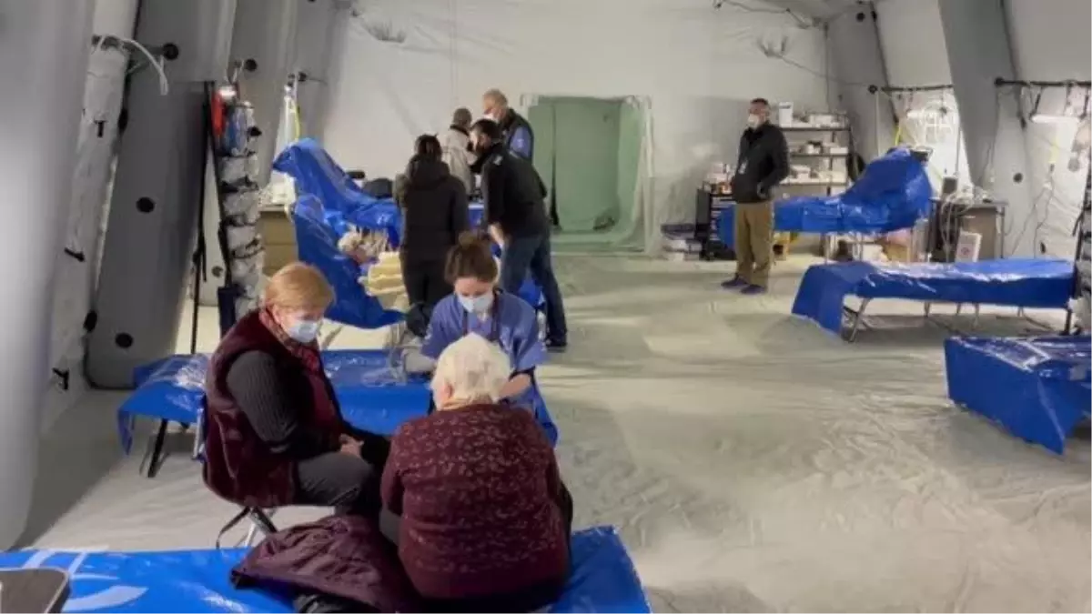 Son dakika haberleri | Lviv'de sahra hastanesi kuruldu