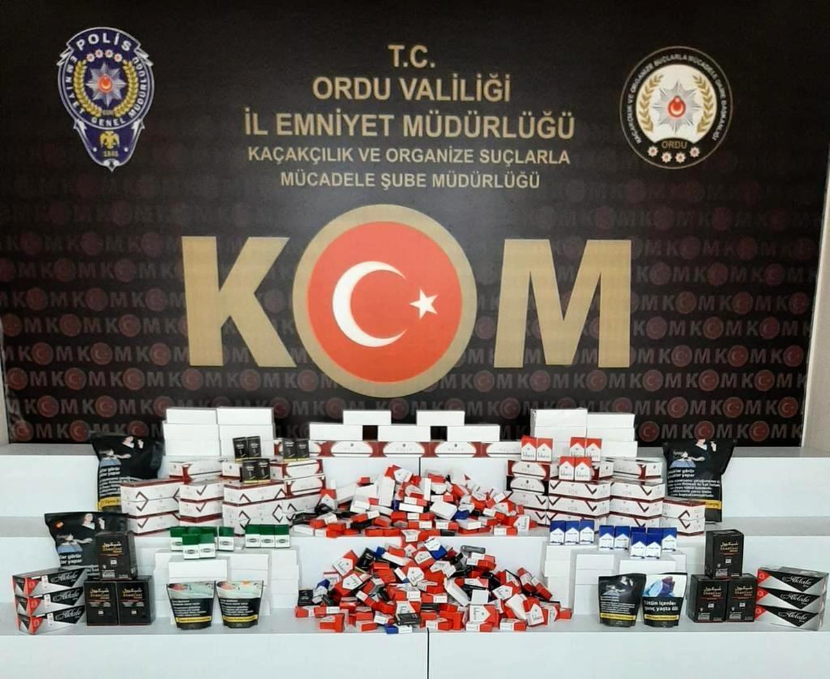 Ordu\'da kaçak tütüne izin yok