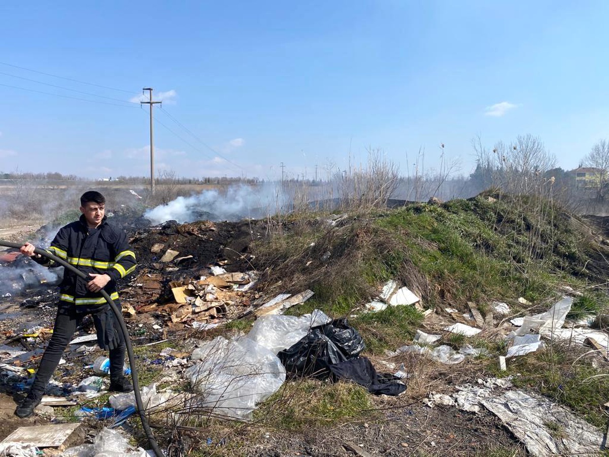 Otluk alanda çıkan yangın söndürüldü