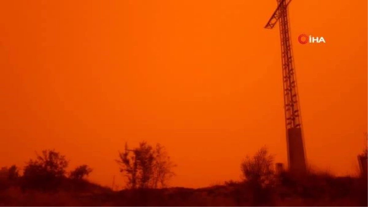 Sahra Çölü\'nden gelen toz fırtınası İspanya\'yı vurdu