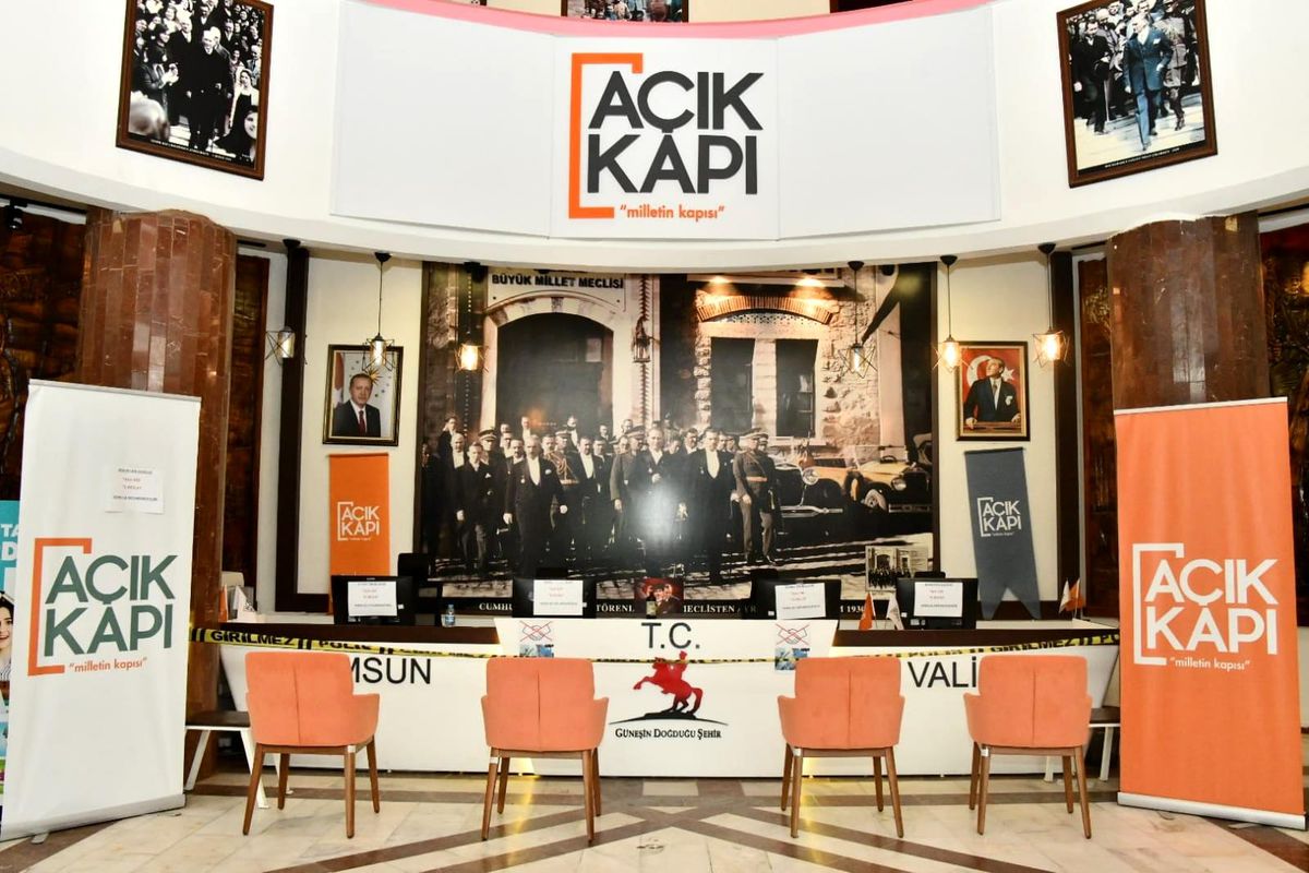Samsun\'da Açık Kapı birimlerine yapılan başvuruların yüzde 100\'ü sonuçlandırıldı