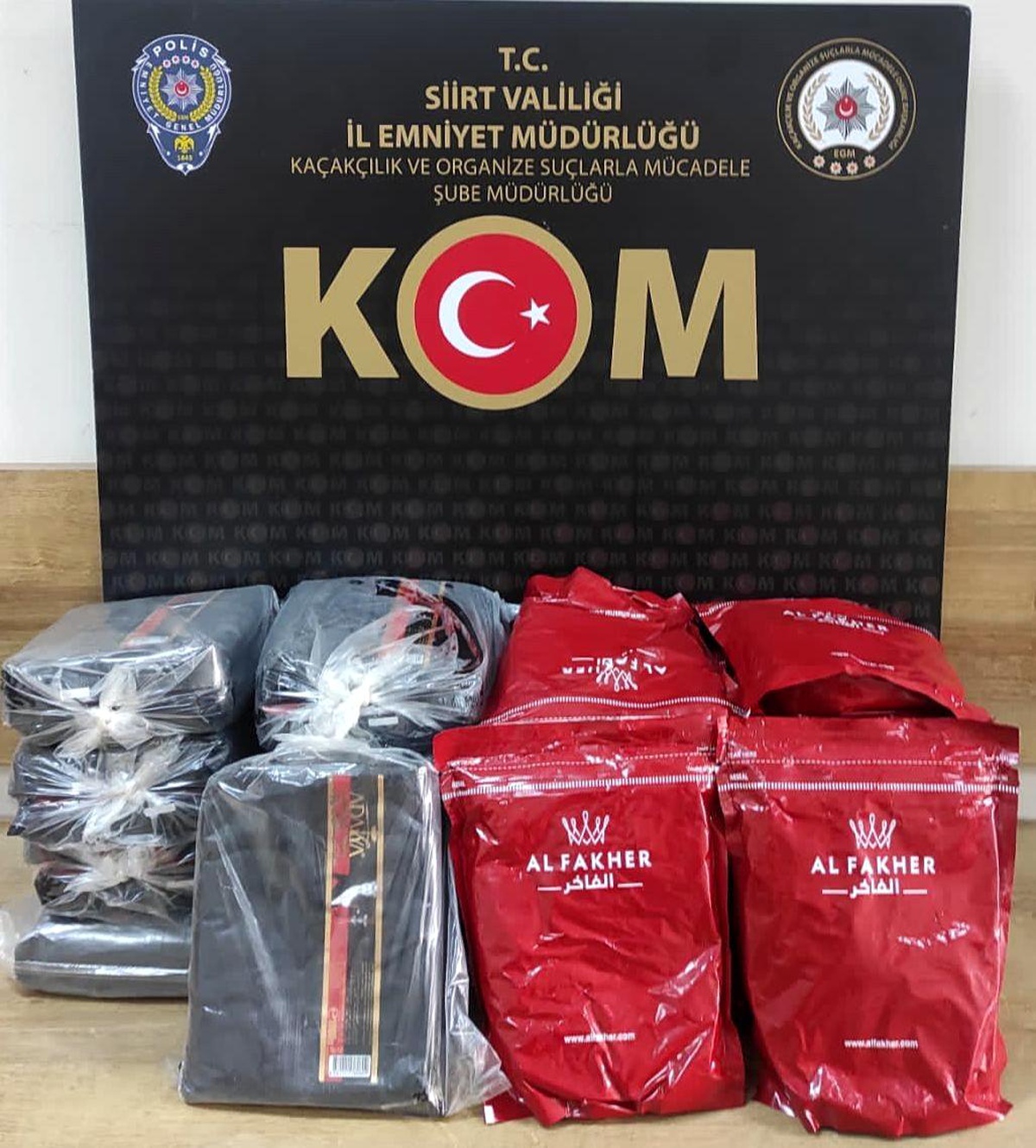 Siirt\'te gümrük kaçağı tütün ele geçirildi