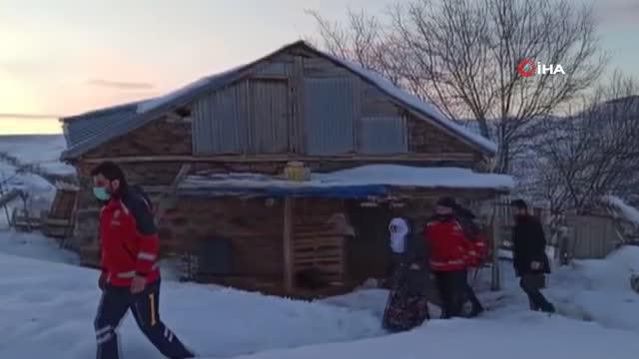 UMKE, mezrada mahsur kalan yaşlı kadın için seferber oldu