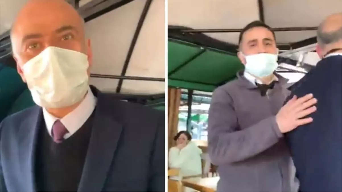 İstanbul'da bir garip olay! Görevliler kafede oturan çifti 'Fazla yakınlaşmayın' diye uyarınca ortalık karıştı