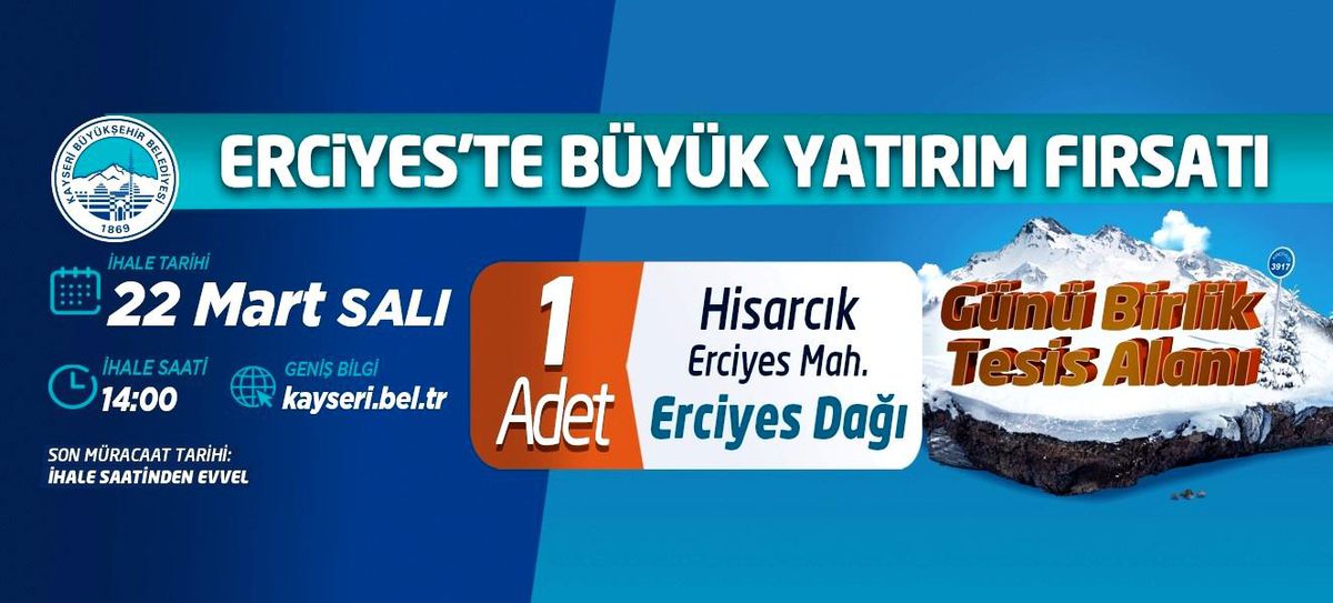 Büyükşehir\'den ihale