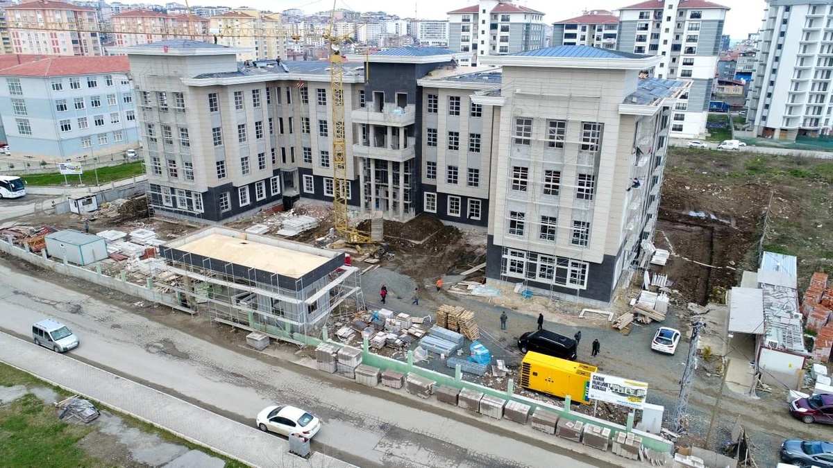 Son dakika haberi | Canik Hükümet Konağı inşaatının yüzde 60\'ı tamamlandı