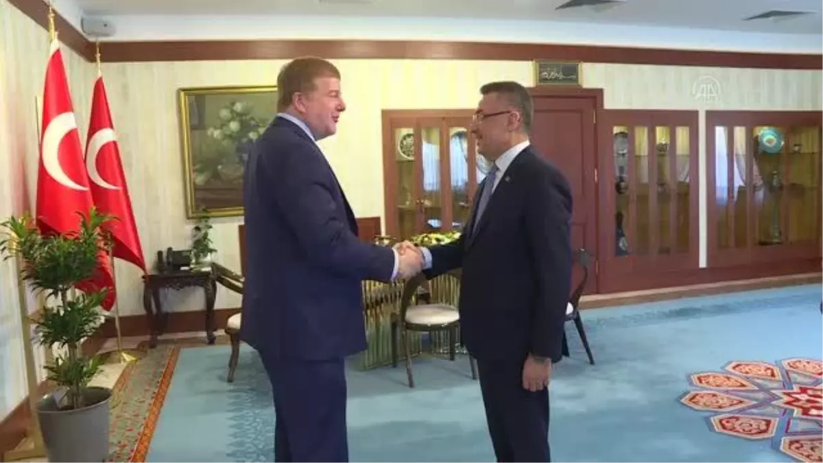 Son dakika haberi... Cumhurbaşkanı Yardımcısı Oktay, ABD Ticaret Odası Başkan Yardımcısı Brilliant'ı kabul etti