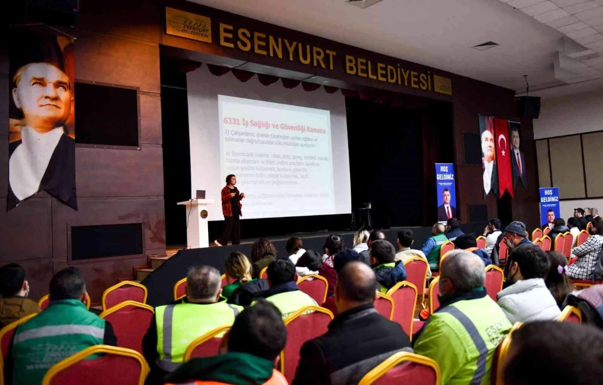 Esenyurt Belediyesi\'nden personeline "İş Sağlığı ve Güvenliği Eğitimi"