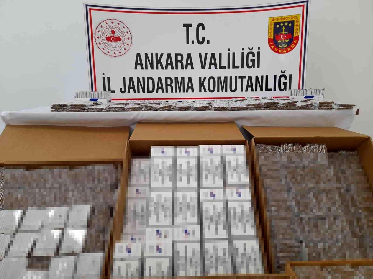 Jandarmadan sigara kaçakçılarına suçüstü