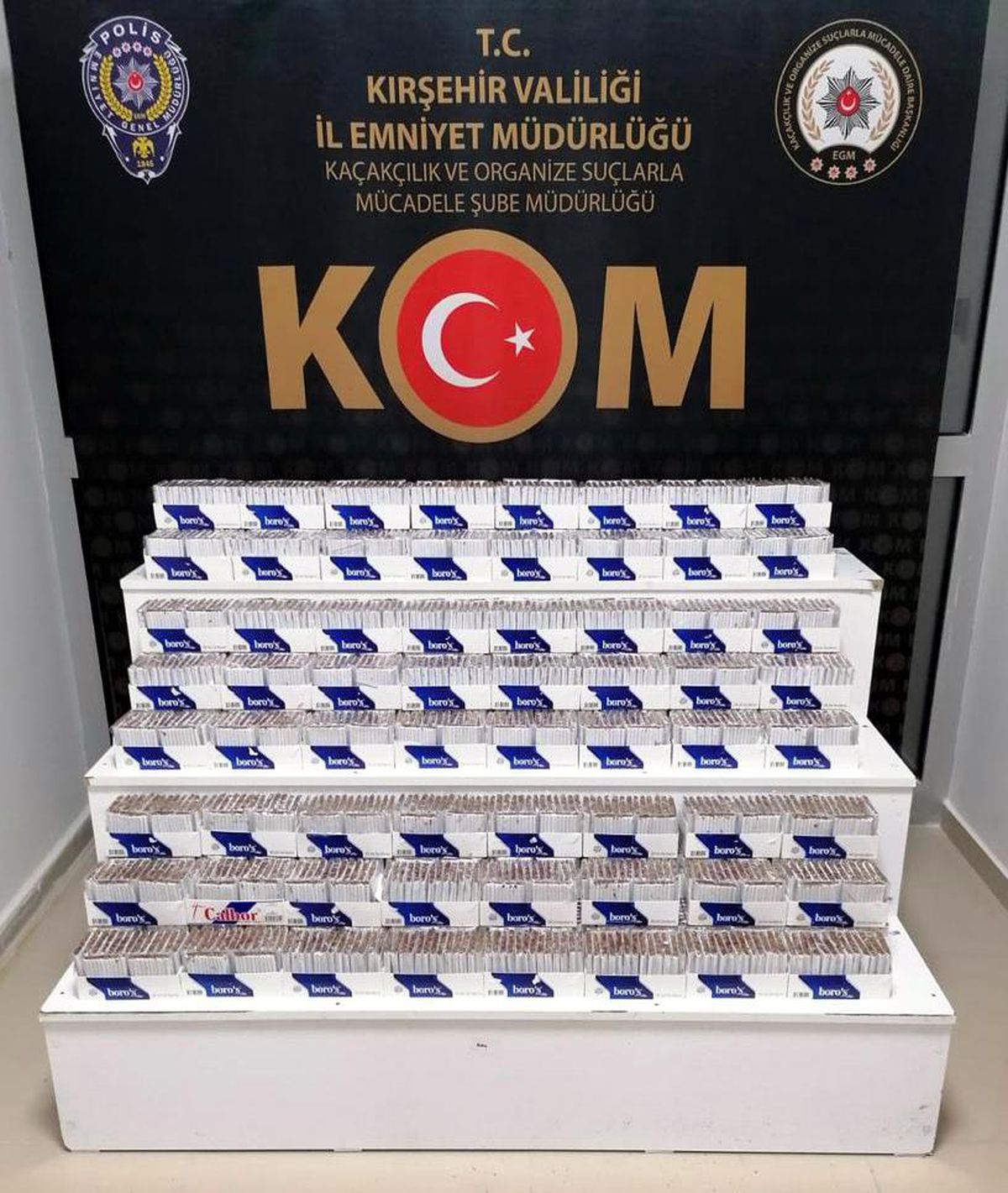 Kırşehir\'de sigara kaçakçılığı operasyonunda 3 kişi yakalandı