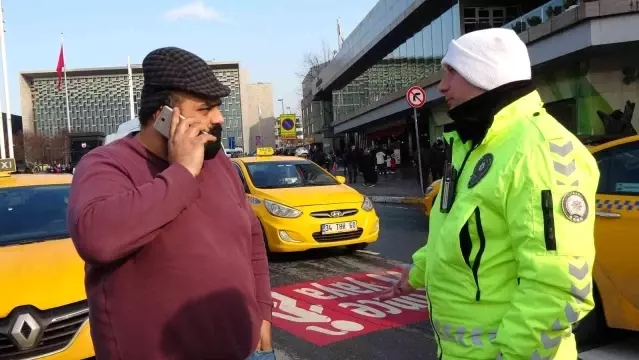 Taksim'deki denetimlerde taksicilere ceza yağdı: 26 sürücüye 14 bin 337 lira ceza kesildi