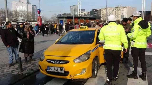 Taksim'deki denetimlerde taksicilere ceza yağdı: 26 sürücüye 14 bin 337 lira ceza kesildi