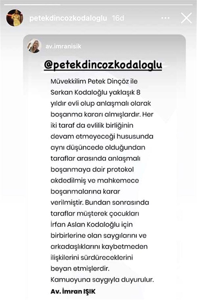 Ünlü Çift Tek Celsede Boşandı