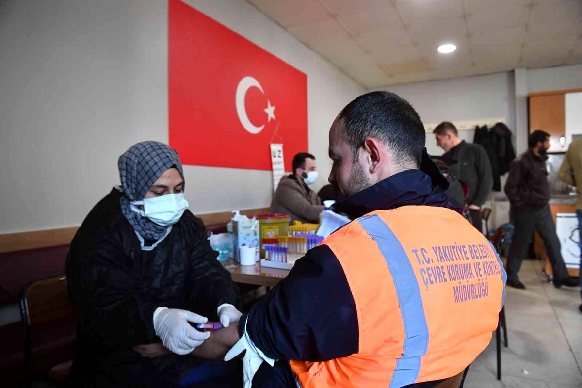 Yakutiye Belediyesi, personellerine yönelik sağlık taraması başlattı